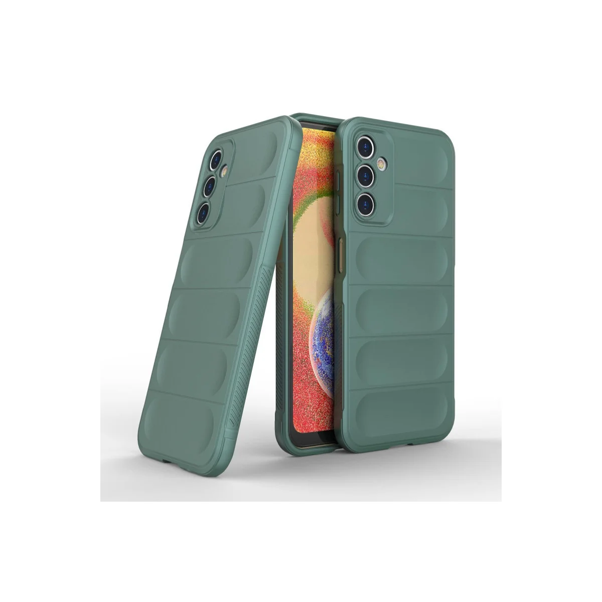 Galaxy A14 4G Kılıf Optimum Silikon - Koyu Yeşil