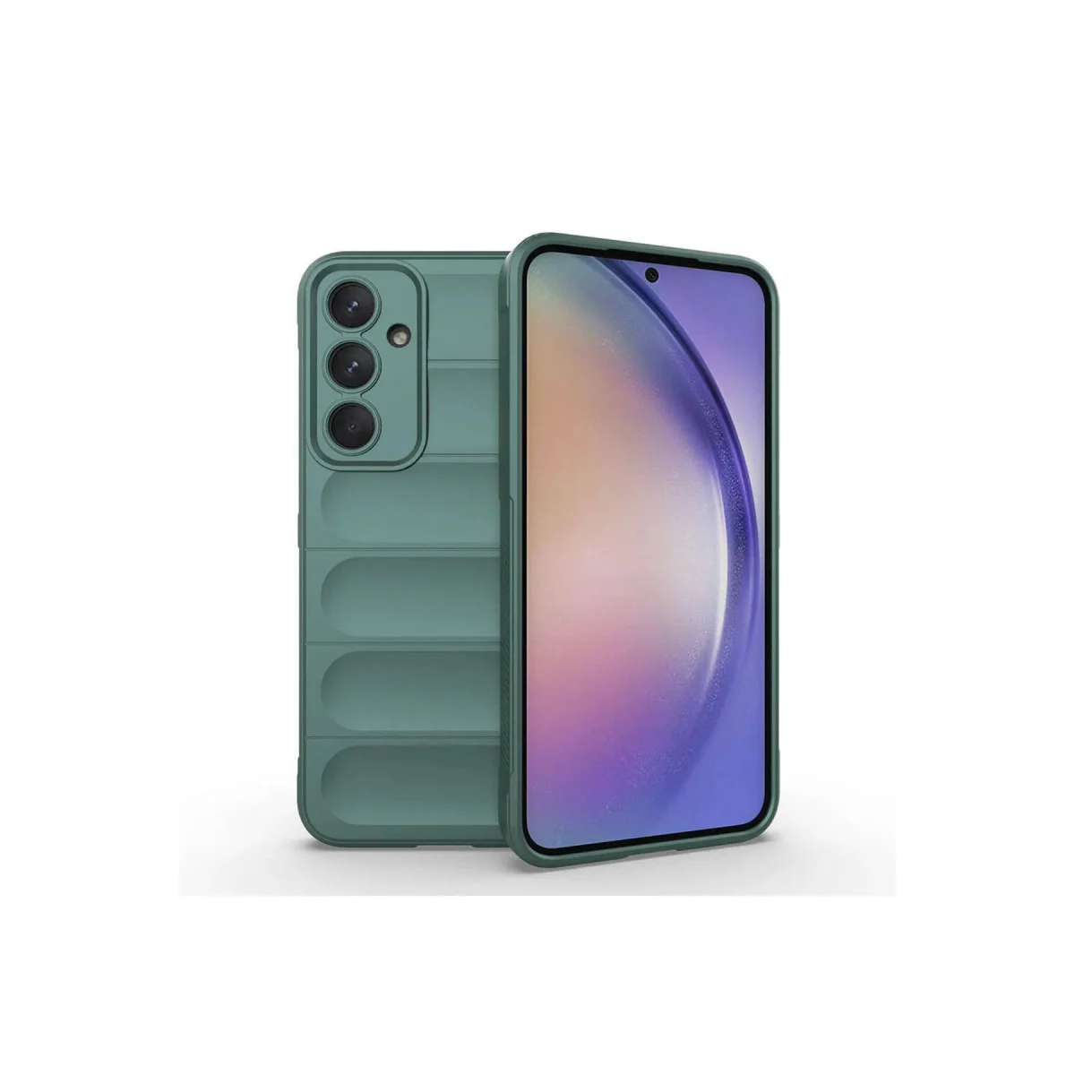 Galaxy A26 Kılıf Optimum Silikon - Koyu Yeşil