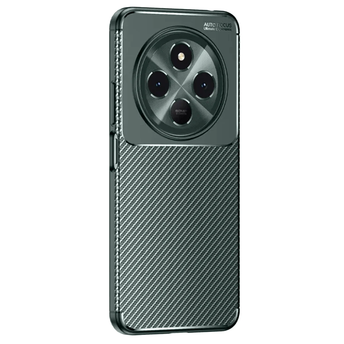Spark 30C Kılıf Auto Focus Karbon Kapak - Koyu Yeşil
