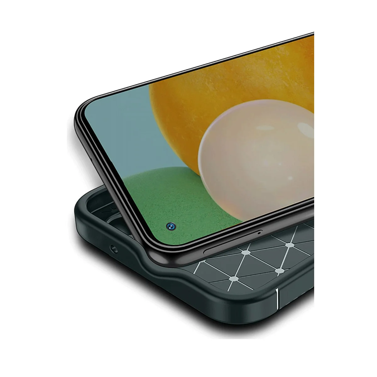 Spark 30 Pro Kılıf Auto Focus Karbon Kapak - Koyu Yeşil