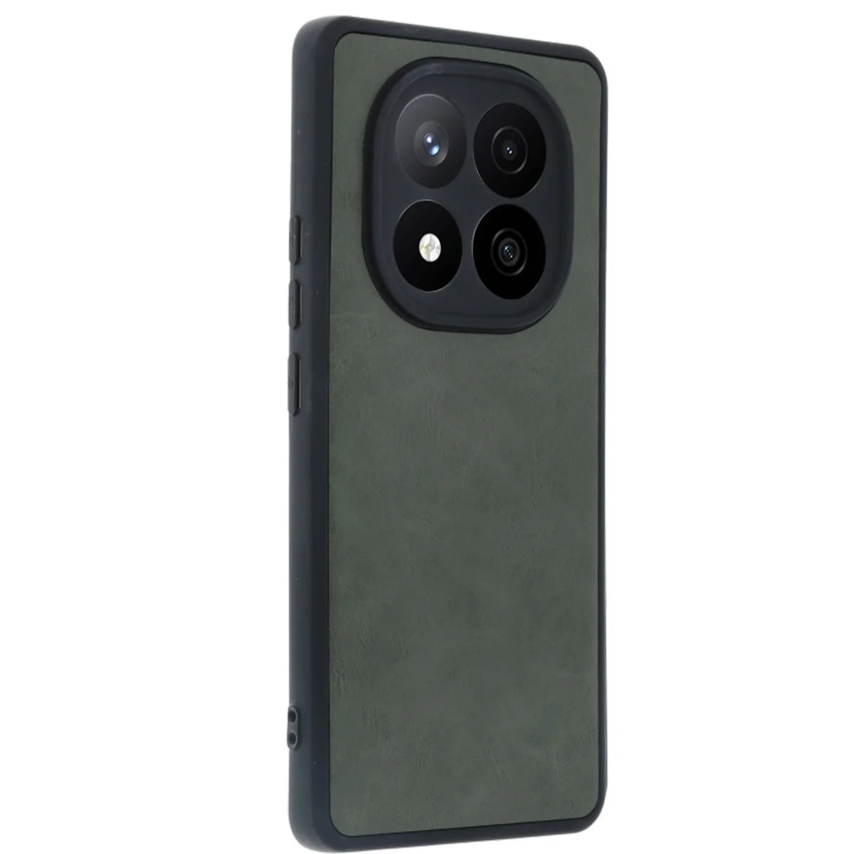 Redmi Note 14 Pro 4G Kılıf Aras Deri Kapak - Koyu Yeşil