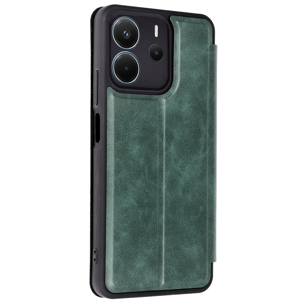 Redmi Note 14 4G Kılıf Flip Cover - Koyu Yeşil
