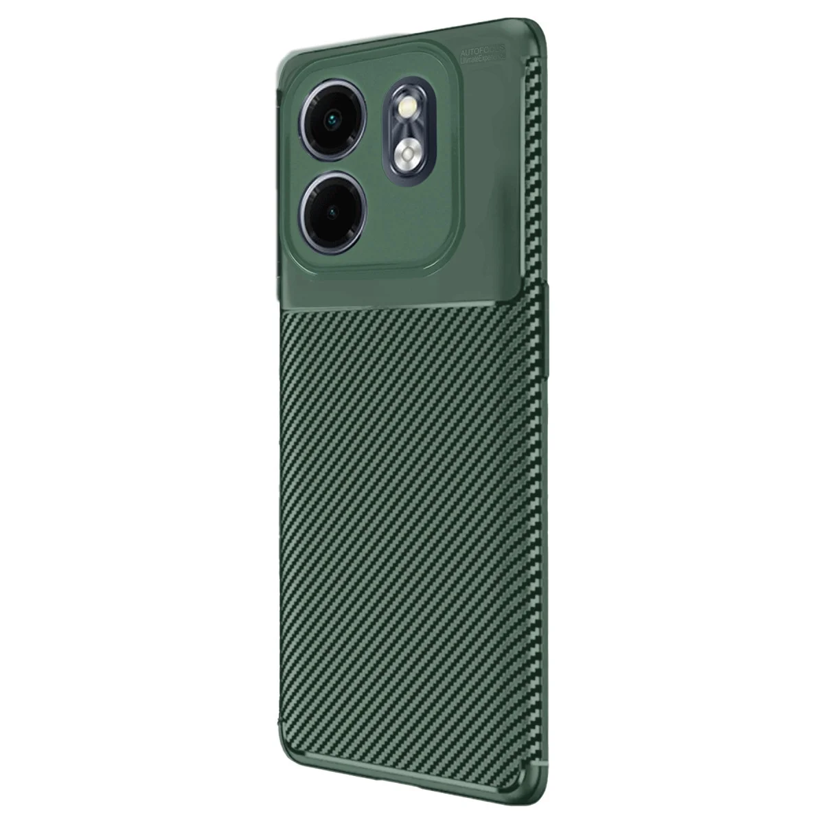 Smart 9 Kılıf Auto Focus Karbon Kapak - Koyu Yeşil