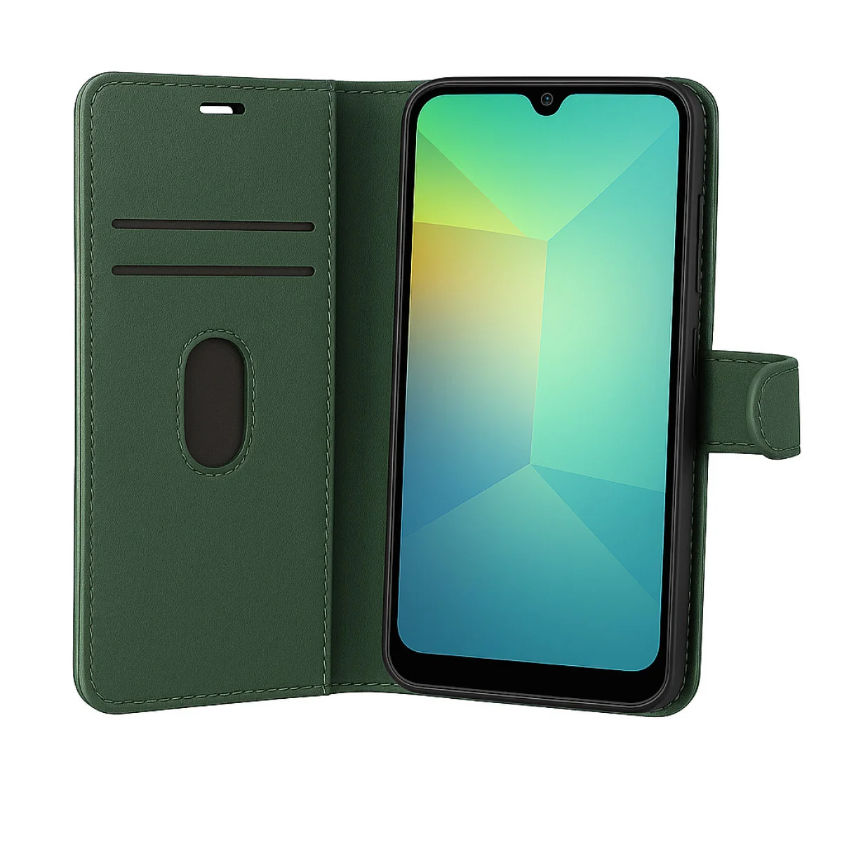 Realme C75 4G Trend S Plus Kapaklı Kılıf - Koyu Yeşil