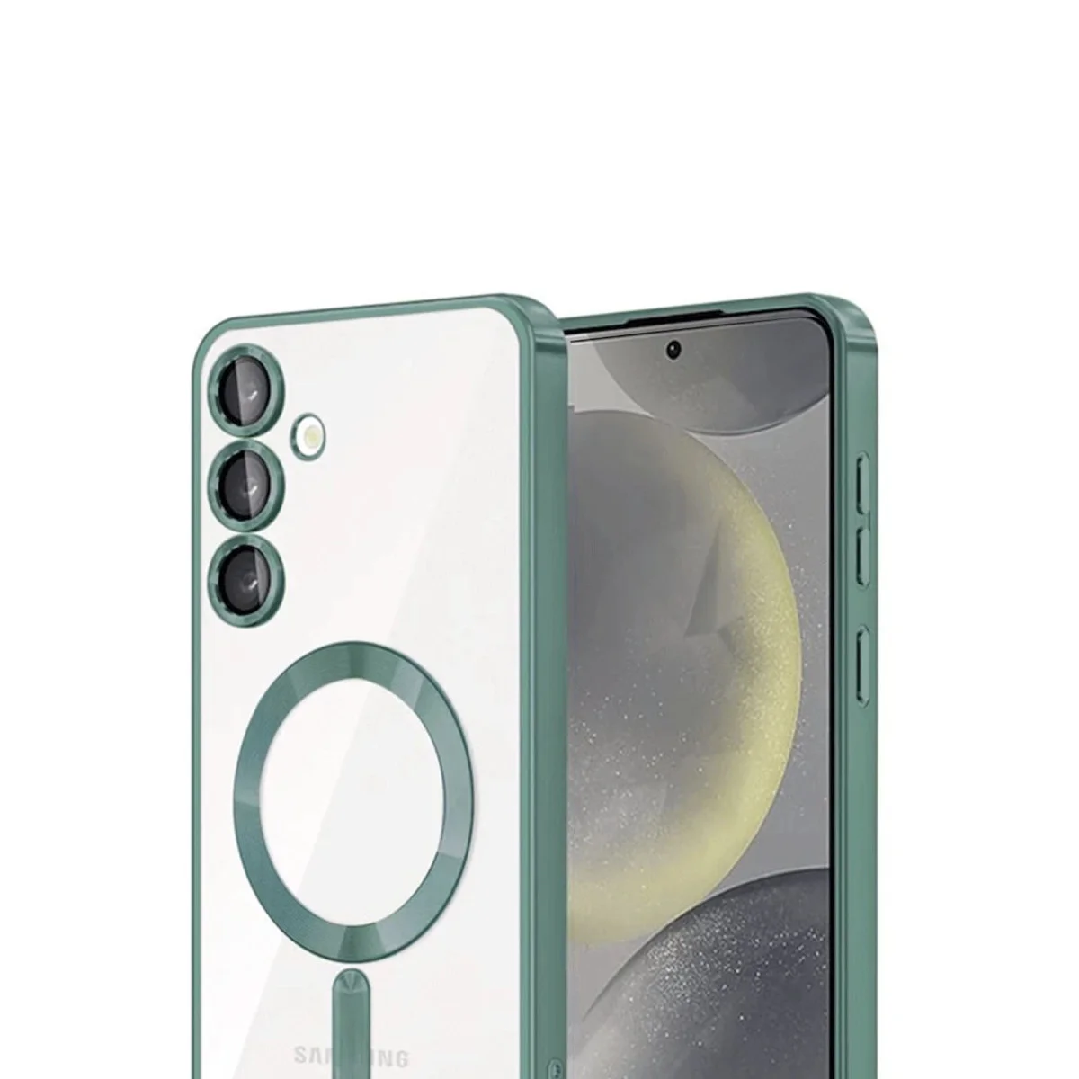 Galaxy A16 5G Kross Magneticsafe Kapak - Koyu Yeşil