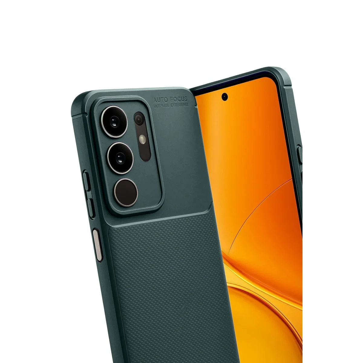 Y29 4G Auto Focus Karbon Kapak - Koyu Yeşil