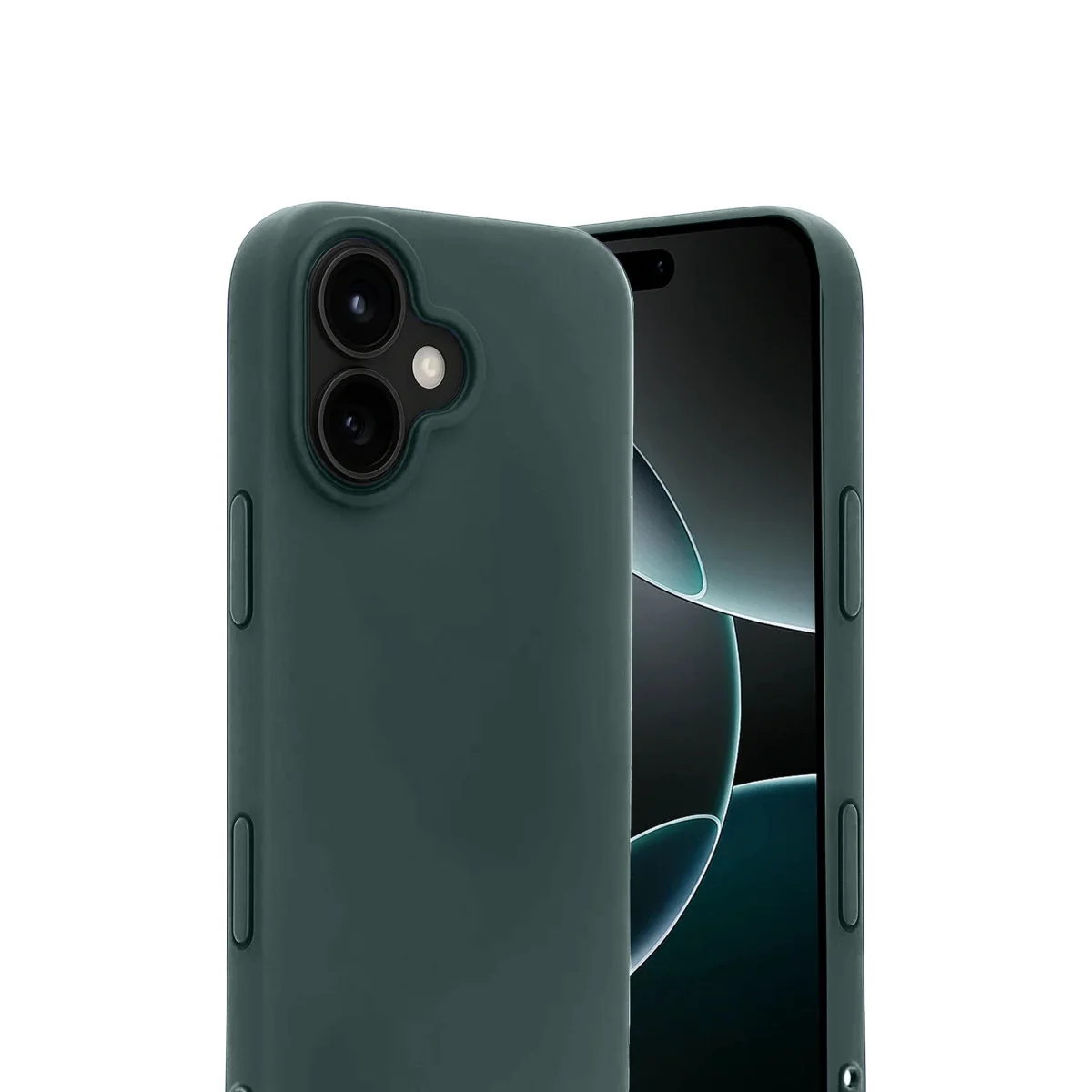 iPhone 17 First Silikon - Koyu Yeşil