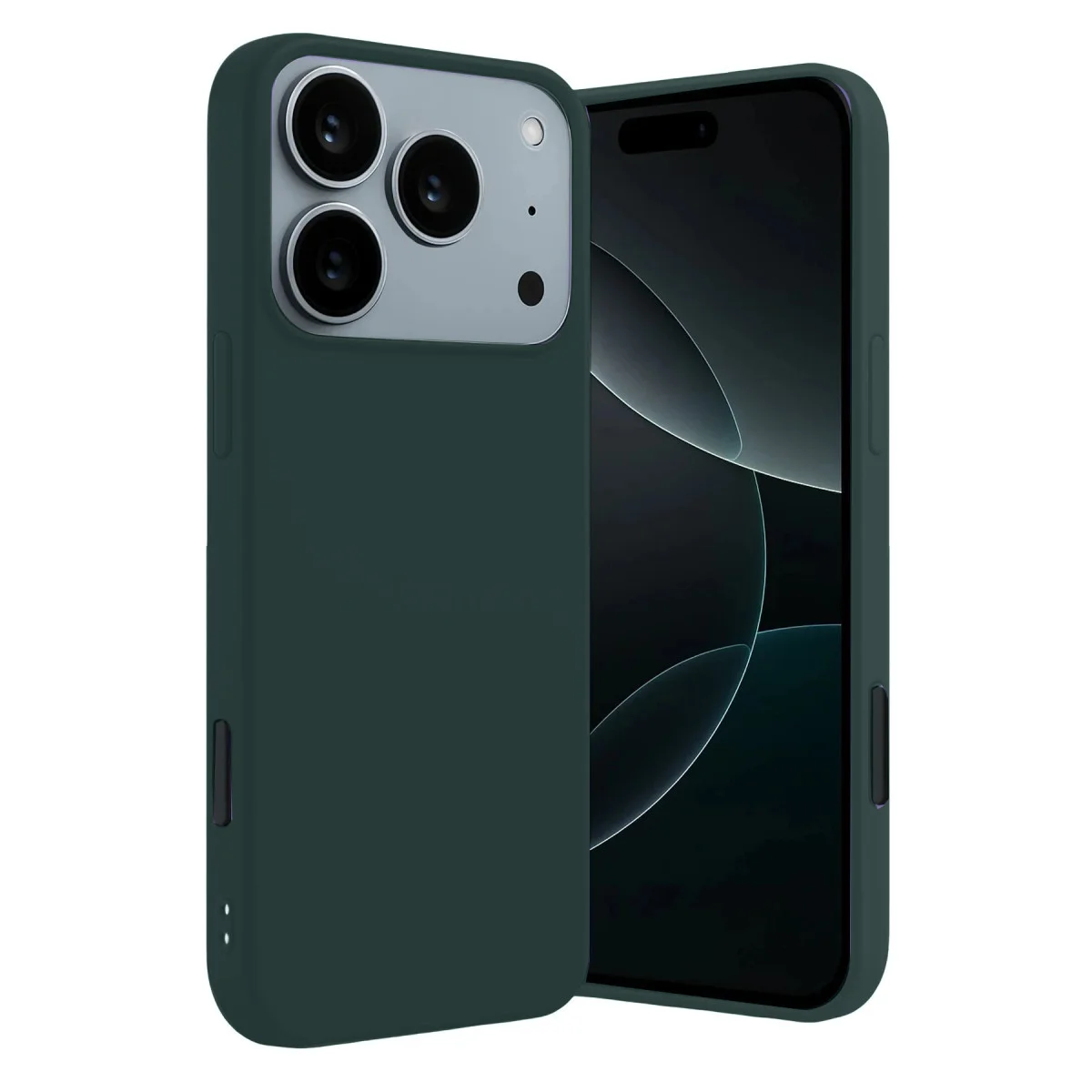 iPhone 17 Pro First Silikon - Koyu Yeşil