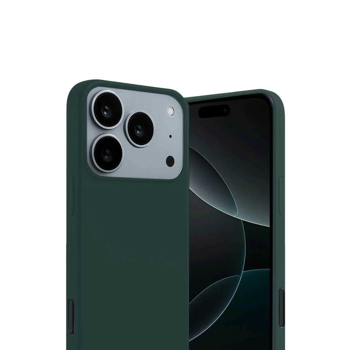 iPhone 17 Pro First Silikon - Koyu Yeşil