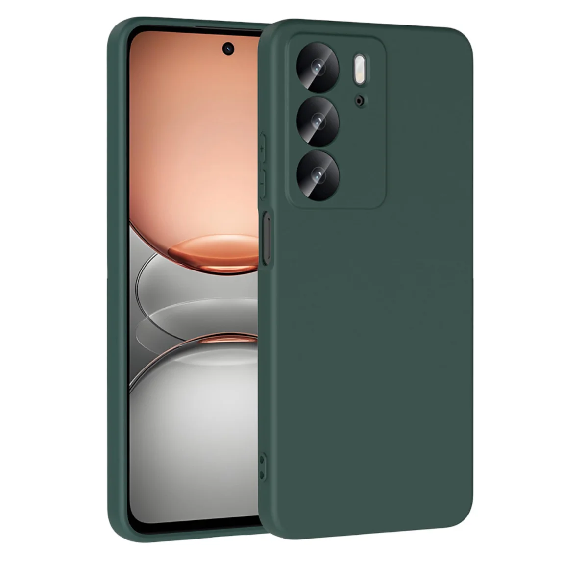 Realme C75 4G First Silikon - Koyu Yeşil