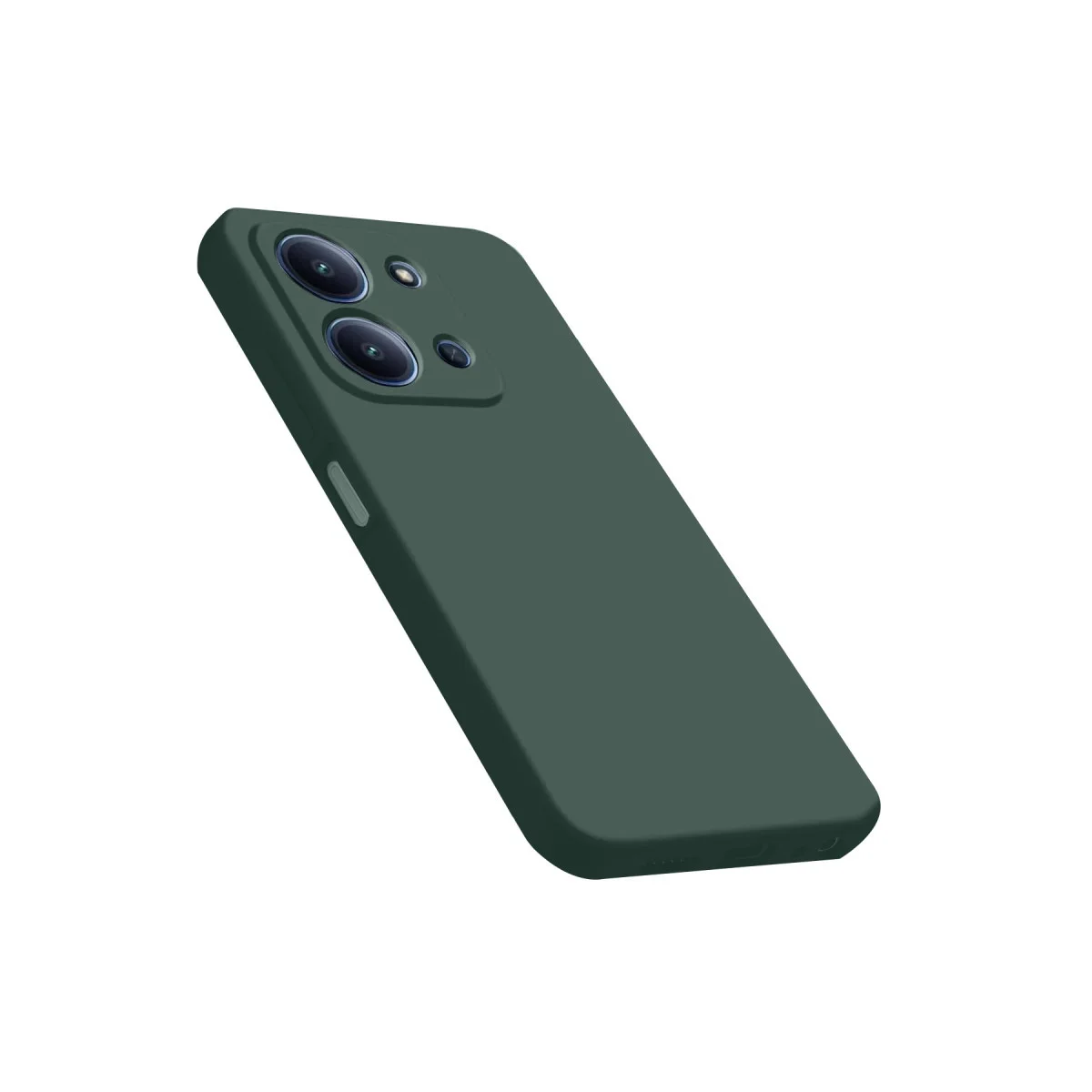 Redmi 15C 4G Nano içi Kadife Silikon - Koyu Yeşil