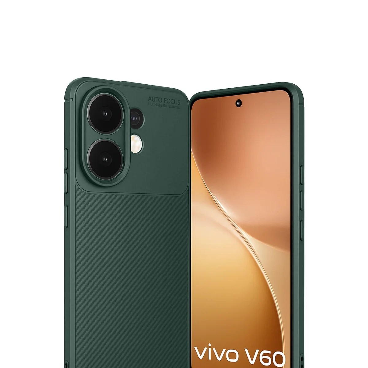 V60 5G Auto Focus Karbon Kapak - Koyu Yeşil