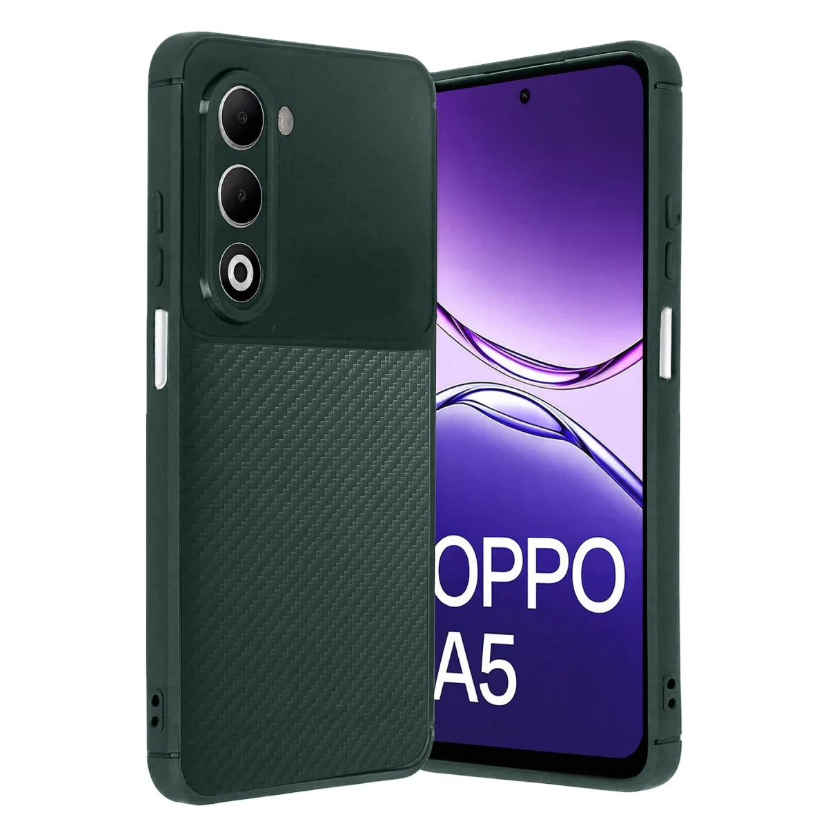 A5 4G Auto Focus Karbon Kapak - Koyu Yeşil