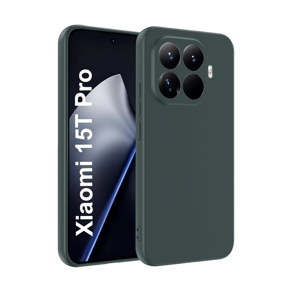 Mi 15T Pro First Silikon - Koyu Yeşil