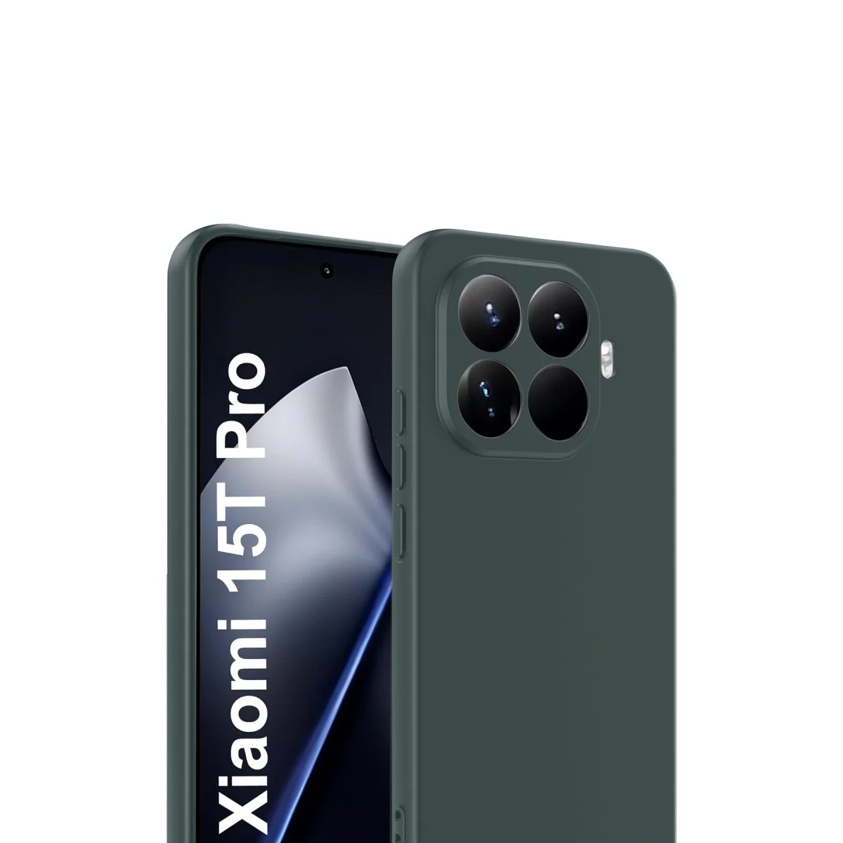 Mi 15T Pro First Silikon - Koyu Yeşil
