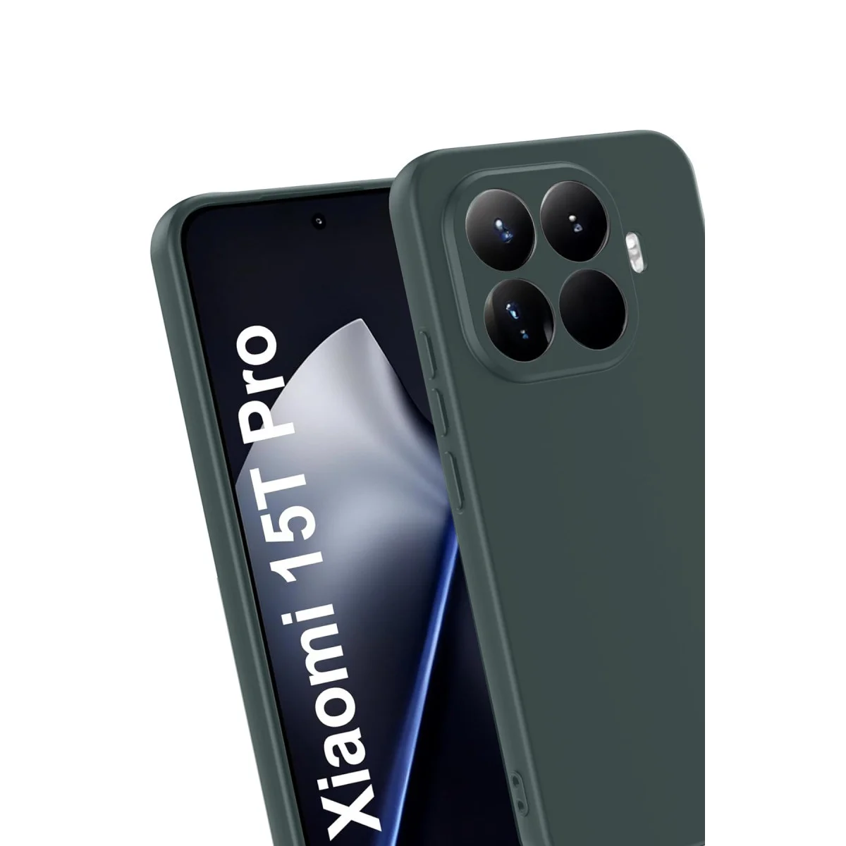 Mi 15T Pro First Silikon - Koyu Yeşil