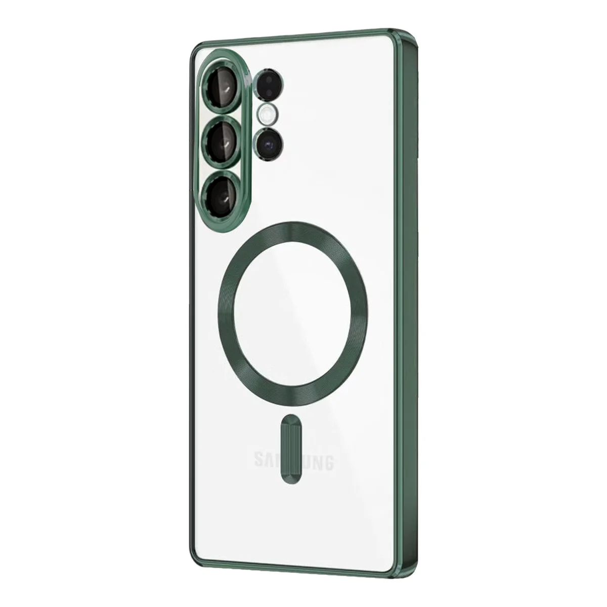 Galaxy S26 Ultra Kross Magneticsafe Kapak - Koyu Yeşil