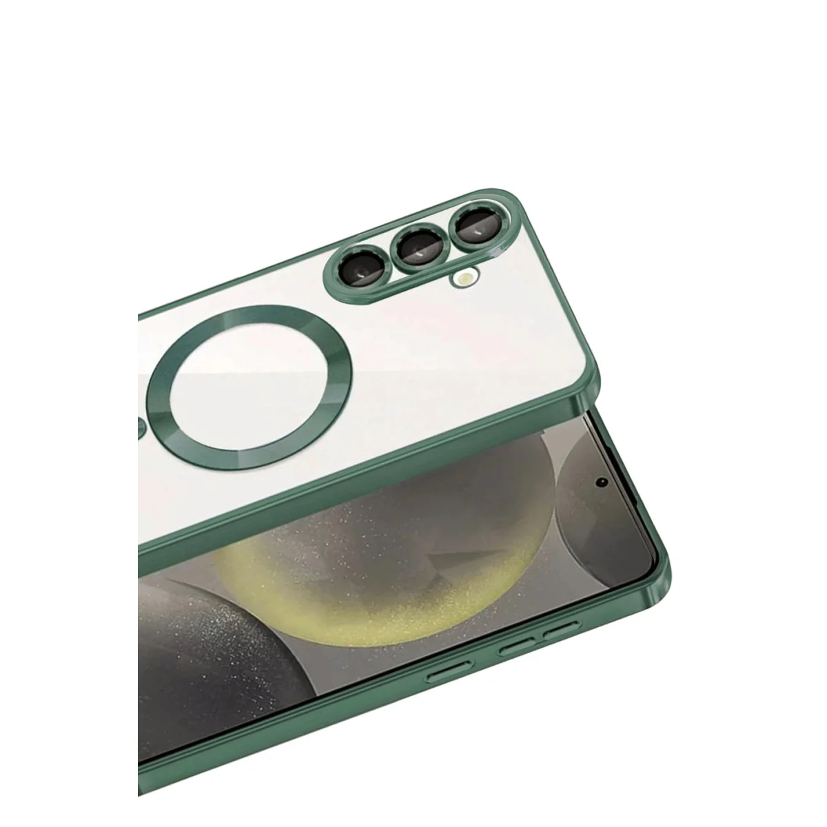 Galaxy A37 5G Kross Magneticsafe Kapak - Koyu Yeşil