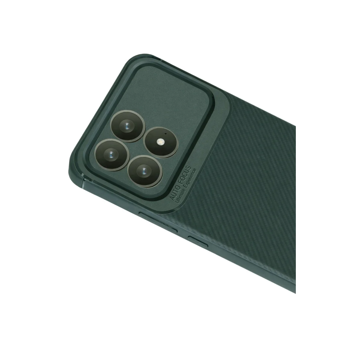 Poco F8 Pro Auto Focus Karbon Kapak - Koyu Yeşil