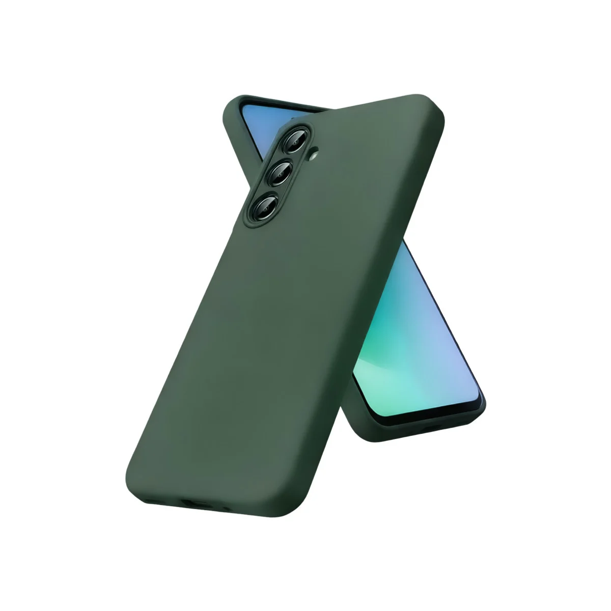Galaxy S26 Plus First Silikon - Koyu Yeşil