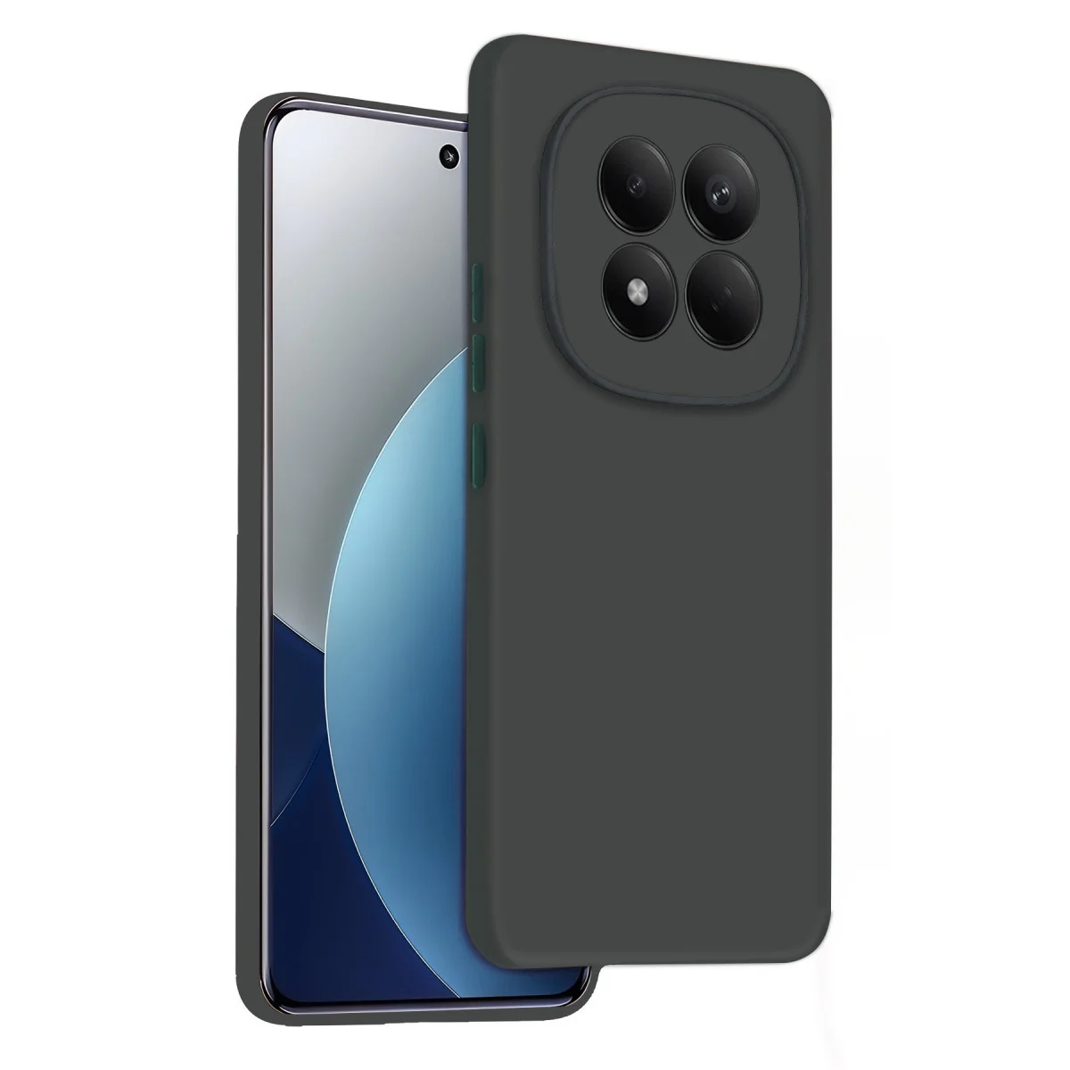 Redmi Note 15 Pro 5G First Silikon - Koyu Yeşil