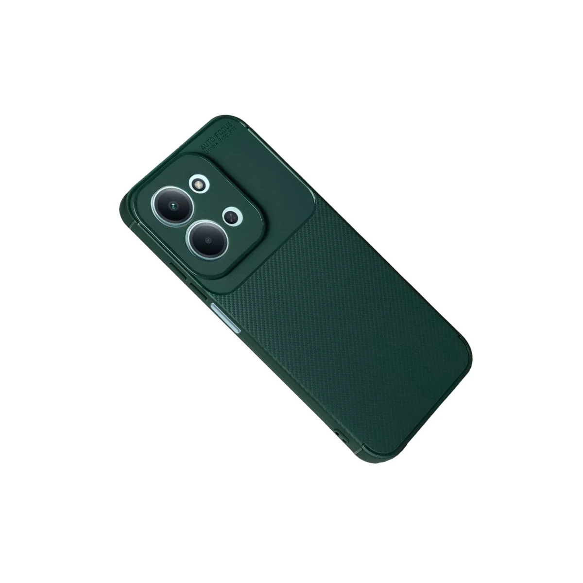 Redmi 15C 5G Auto Focus Karbon Kapak - Koyu Yeşil