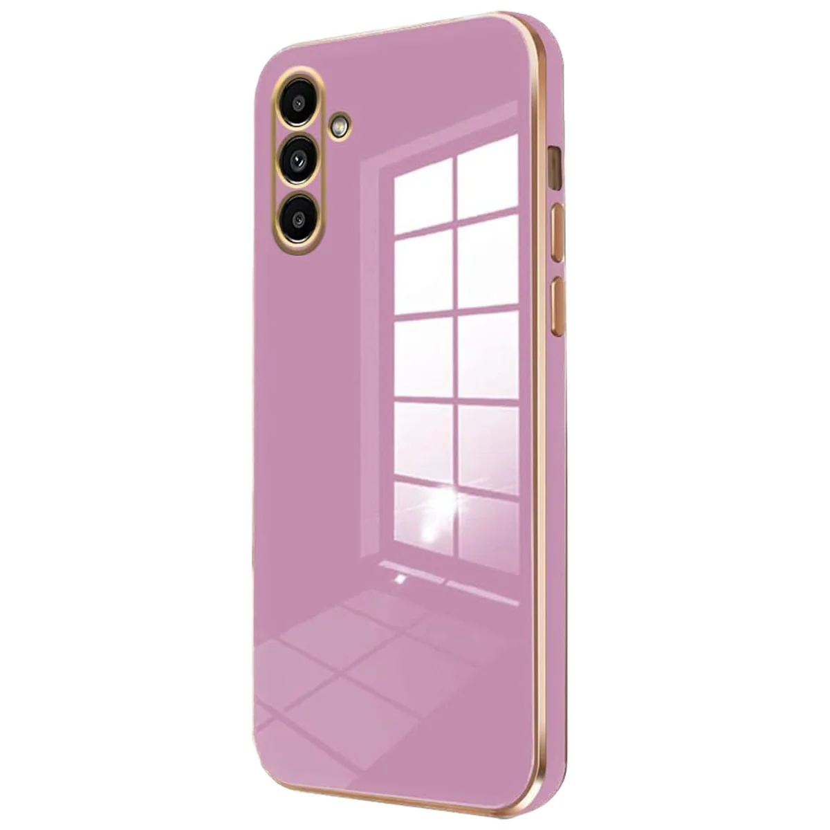 Galaxy M15 Kılıf Volet Silikon - Mor