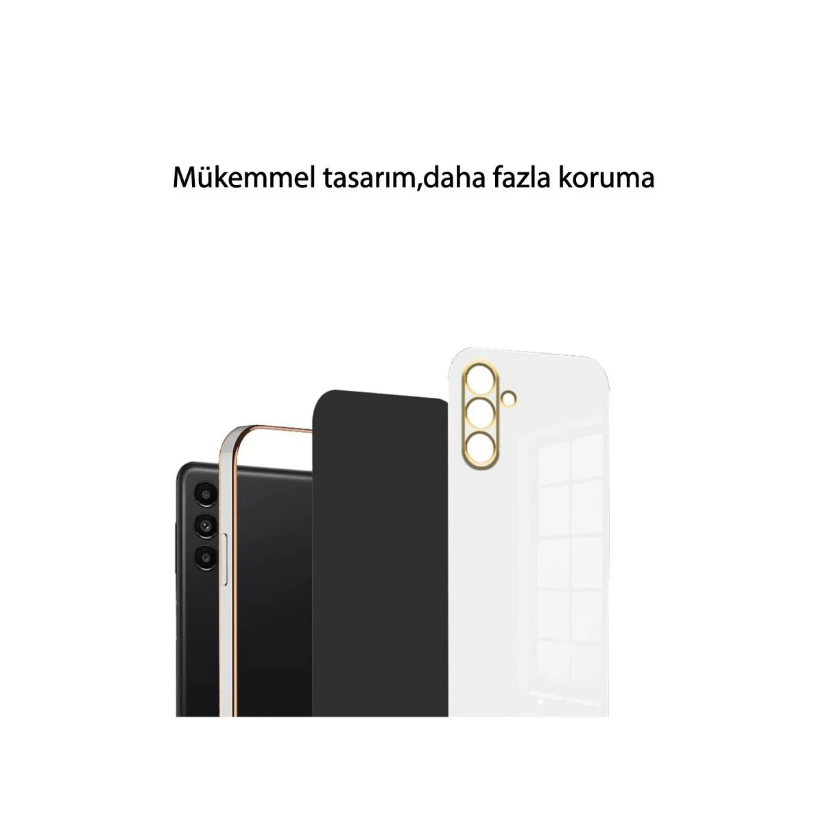 Galaxy M15 Kılıf Volet Silikon - Mor