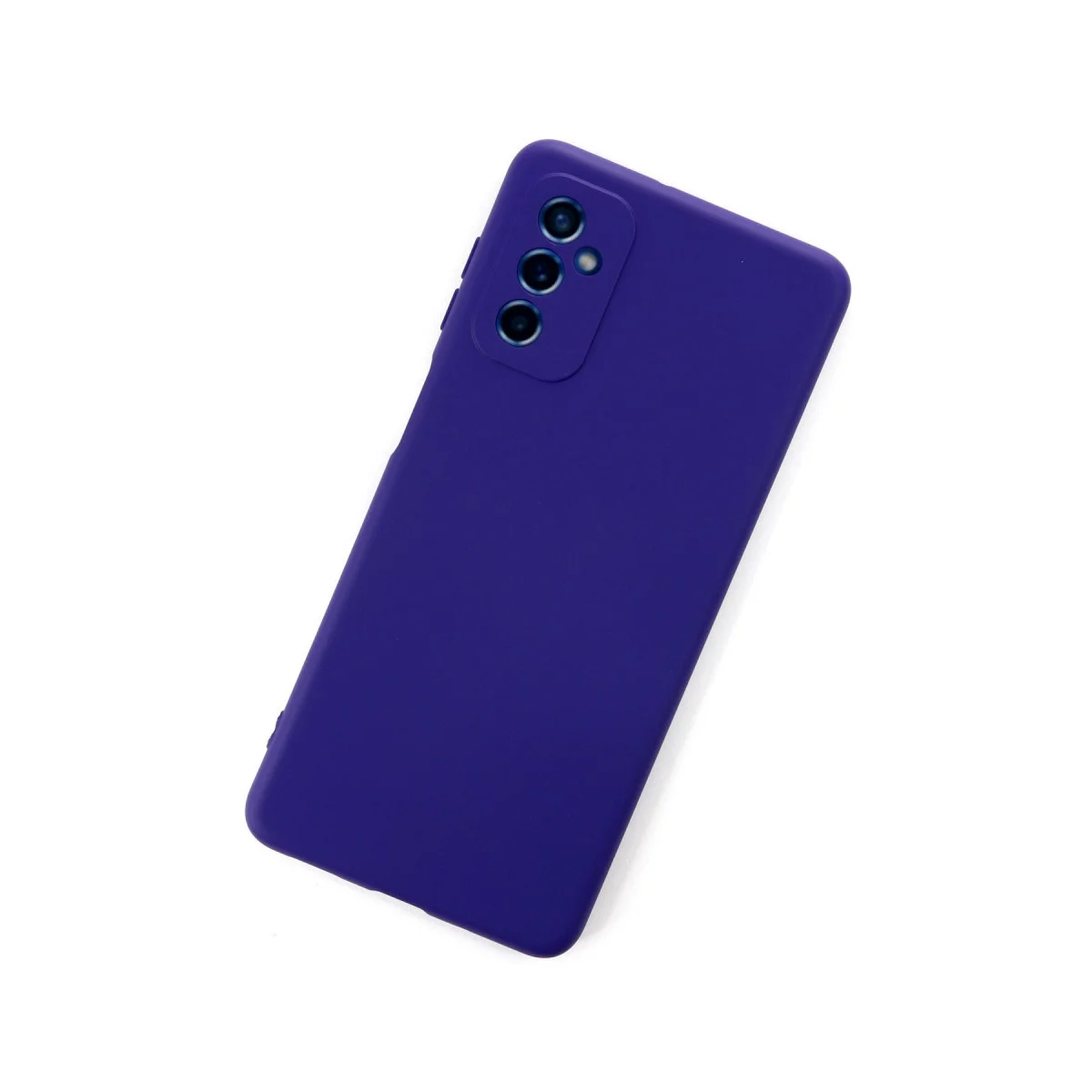 Galaxy M52 5G Kılıf Nano içi Kadife Silikon - Mor