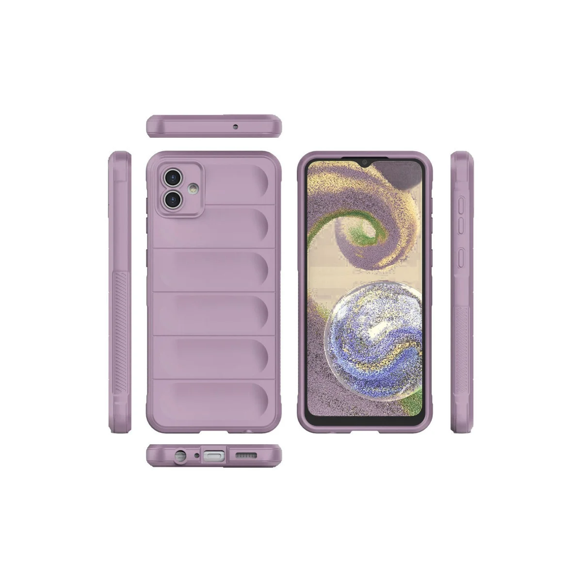 Galaxy A04E Kılıf Optimum Silikon - Mor