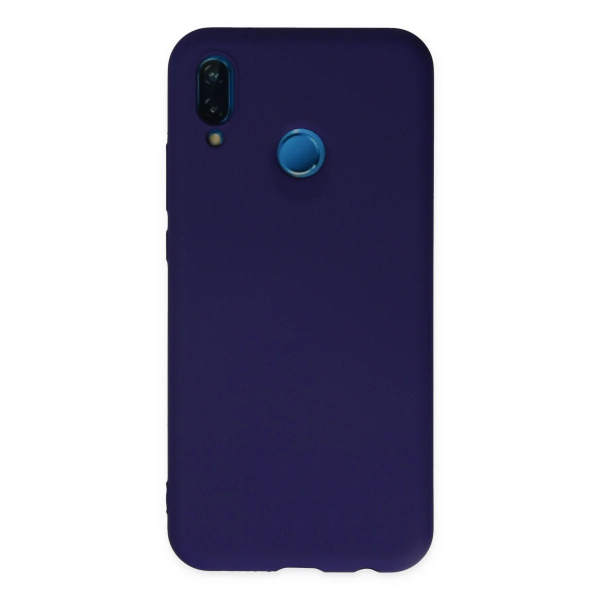 P20 Lite Kılıf Nano içi Kadife Silikon - Mor