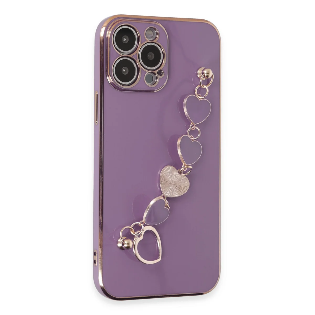iPhone 14 Pro Max Kılıf Esila Silikon - Mor