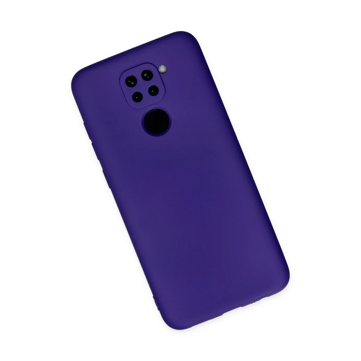 Redmi Note 9 Kılıf Nano içi Kadife Silikon - Mor
