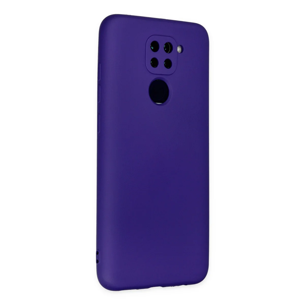 Redmi Note 9 Kılıf Nano içi Kadife Silikon - Mor