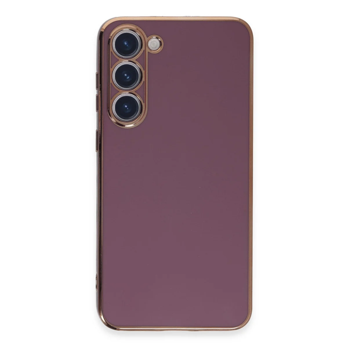 Galaxy S23 Kılıf Volet Silikon - Mor
