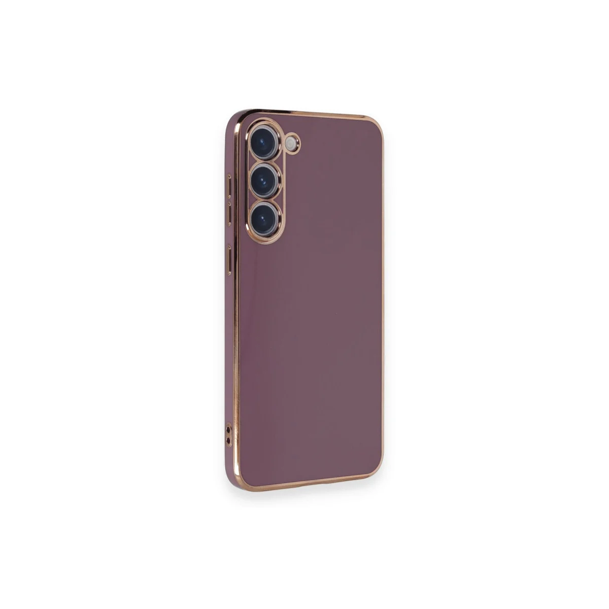 Galaxy S23 Plus Kılıf Volet Silikon - Mor