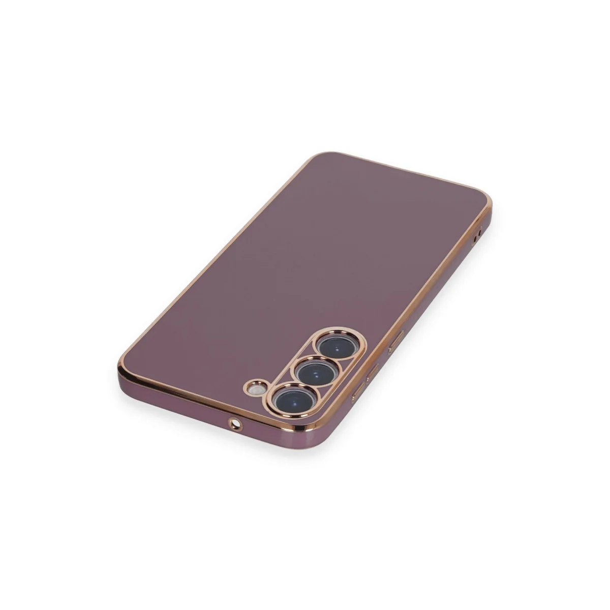 Galaxy S23 Plus Kılıf Volet Silikon - Mor