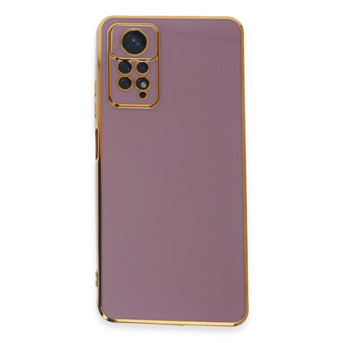 Redmi Note 12 Pro 4G Kılıf Volet Silikon - Mor