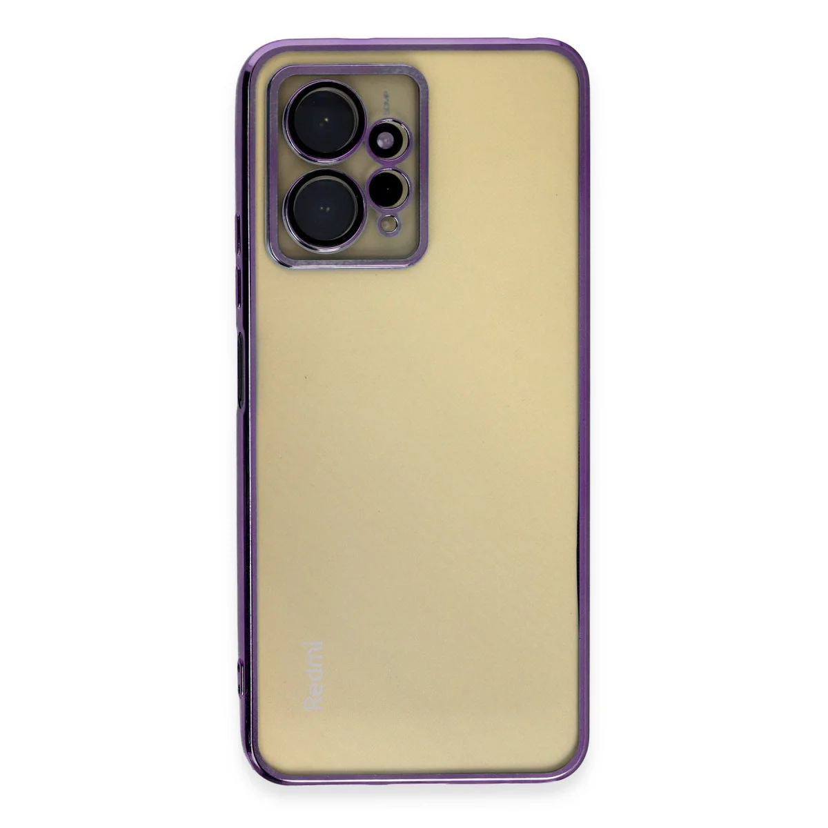 Redmi Note 12 4G Kılıf Razer Lensli Silikon - Mor