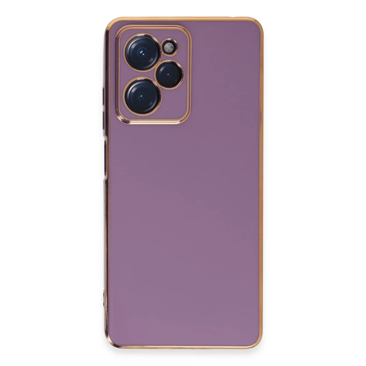 Poco X5 Pro 5G Kılıf Volet Silikon - Mor