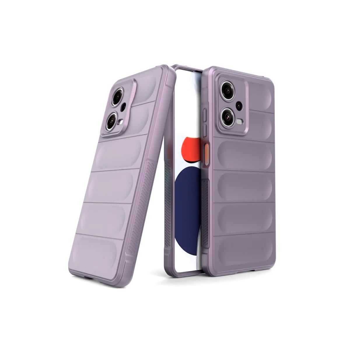 Poco X5 5G Kılıf Optimum Silikon - Mor