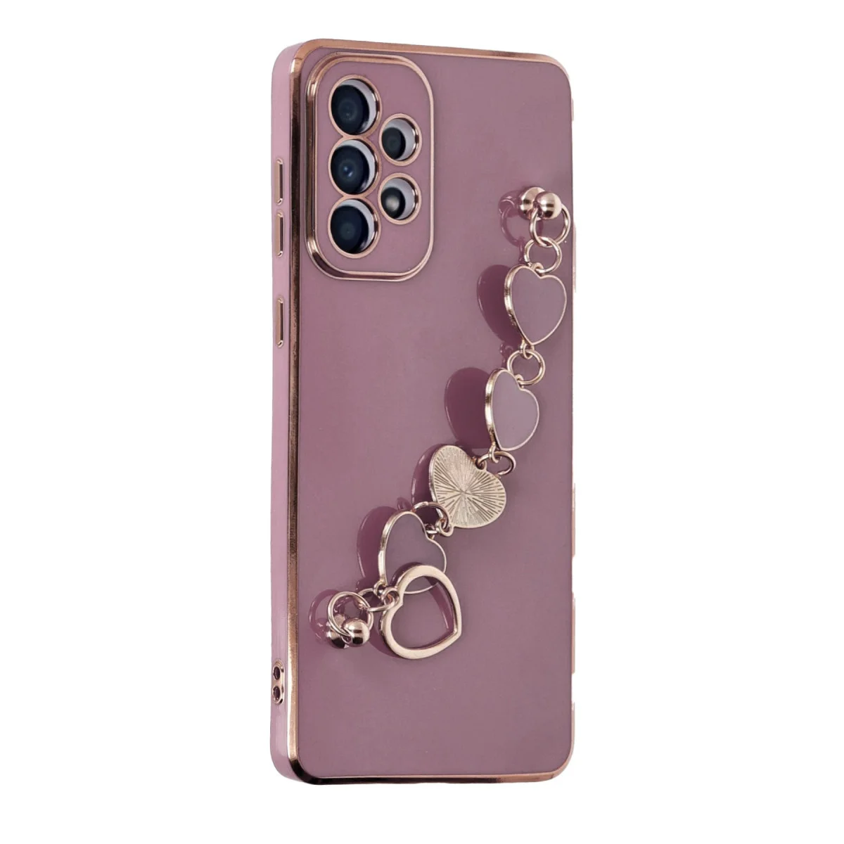 Galaxy A33 5G Kılıf Esila Silikon - Mor