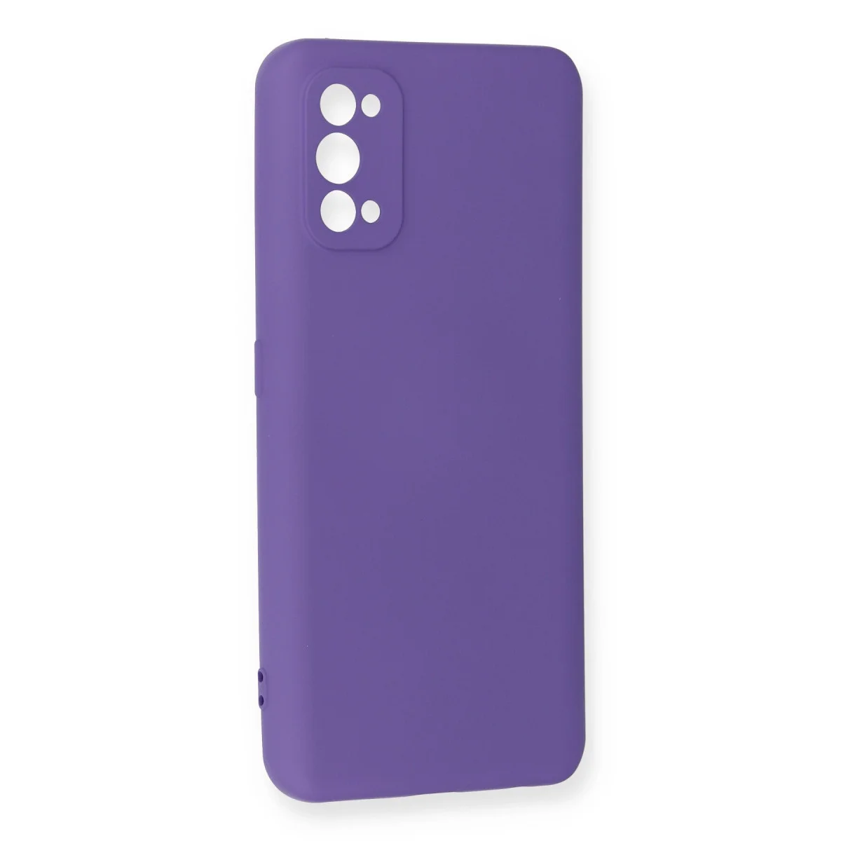Realme 7 Pro Kılıf Nano içi Kadife Silikon - Mor