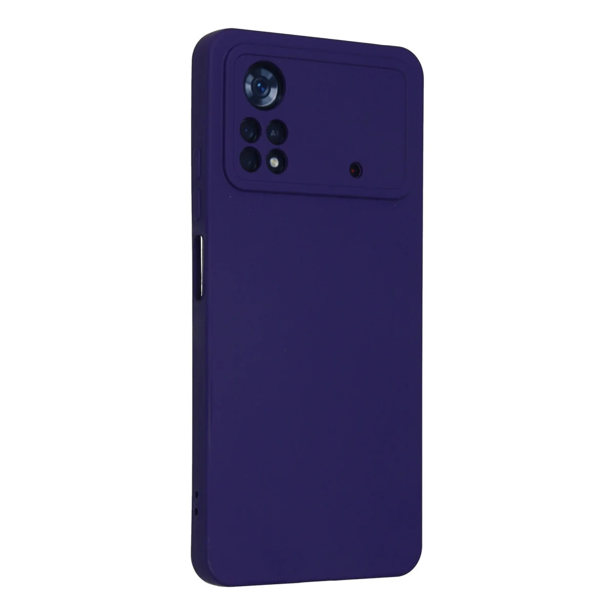 Poco X4 Pro 5G Kılıf Nano içi Kadife Silikon - Mor