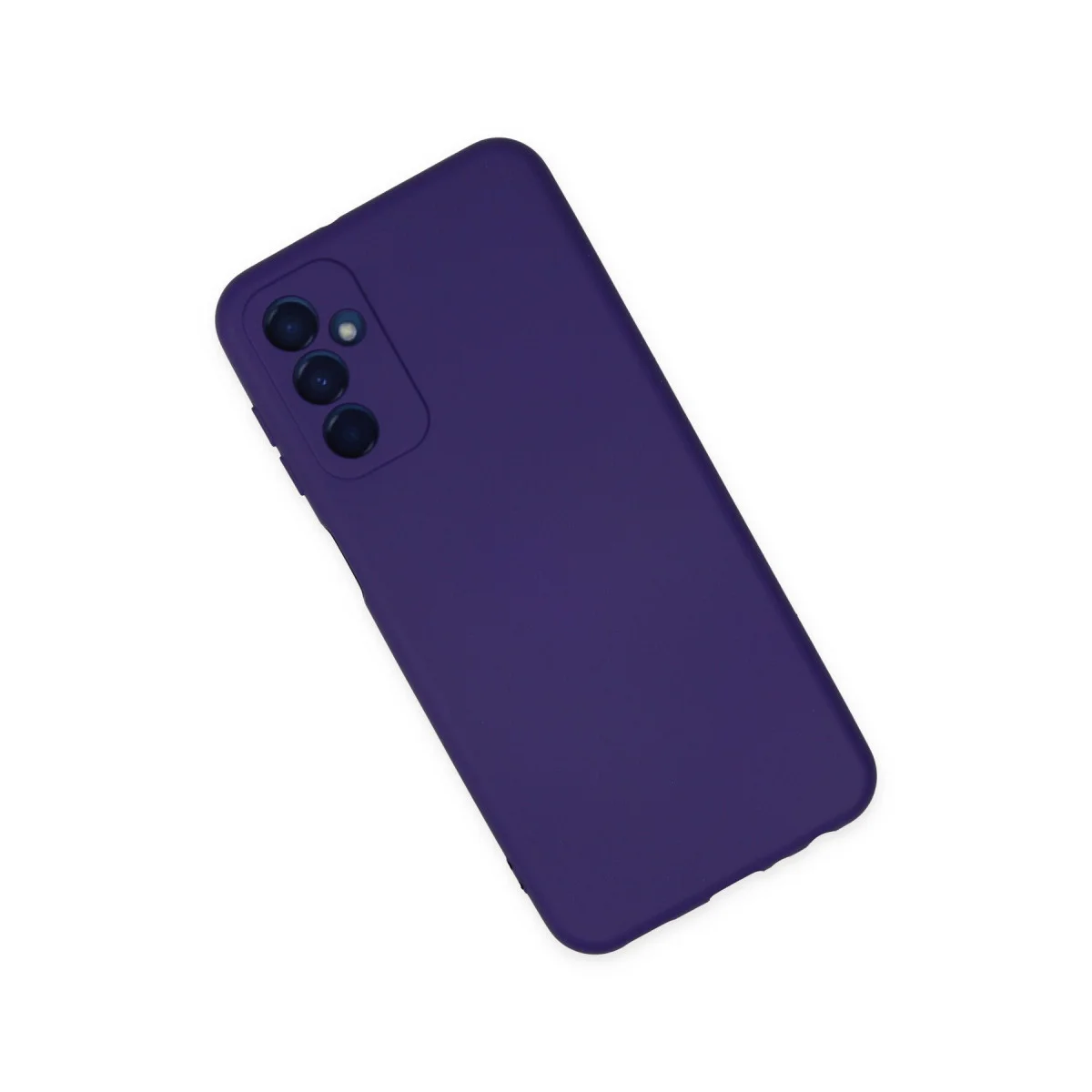 Galaxy M23 Kılıf Nano içi Kadife Silikon - Mor