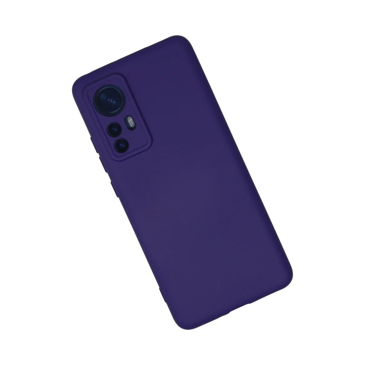 Mi 12 Kılıf Nano içi Kadife Silikon - Mor