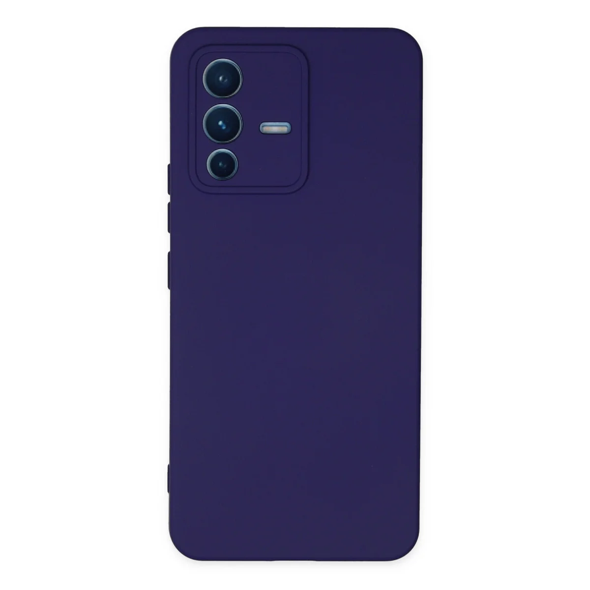 V23 5G Kılıf Nano içi Kadife Silikon - Mor