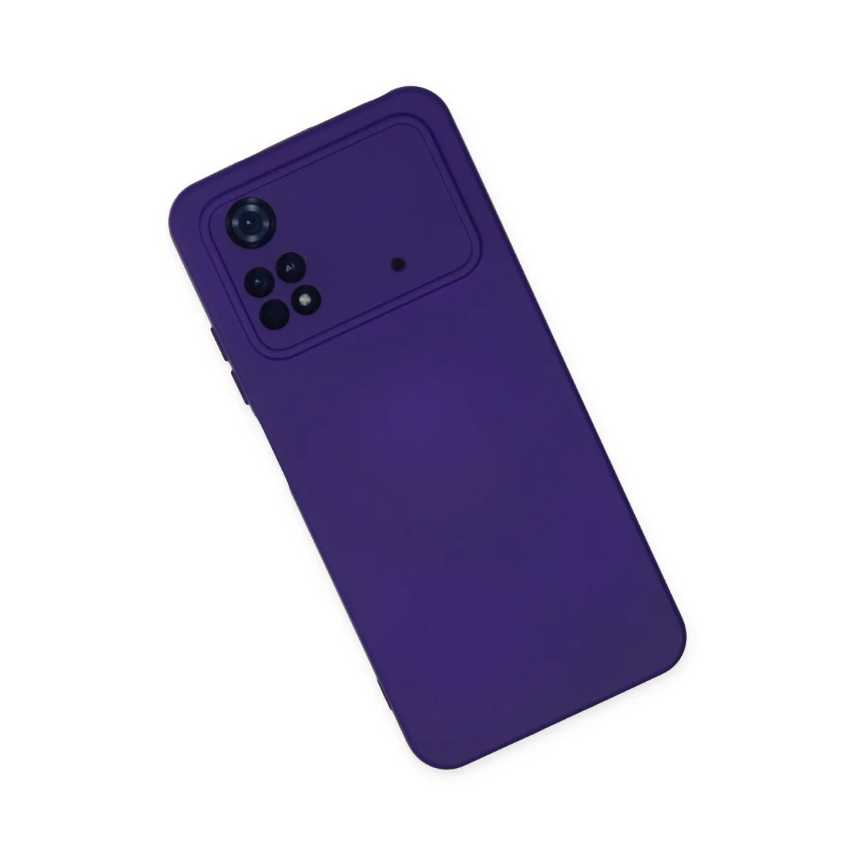 Poco M4 Pro 4G Kılıf Nano içi Kadife Silikon - Mor