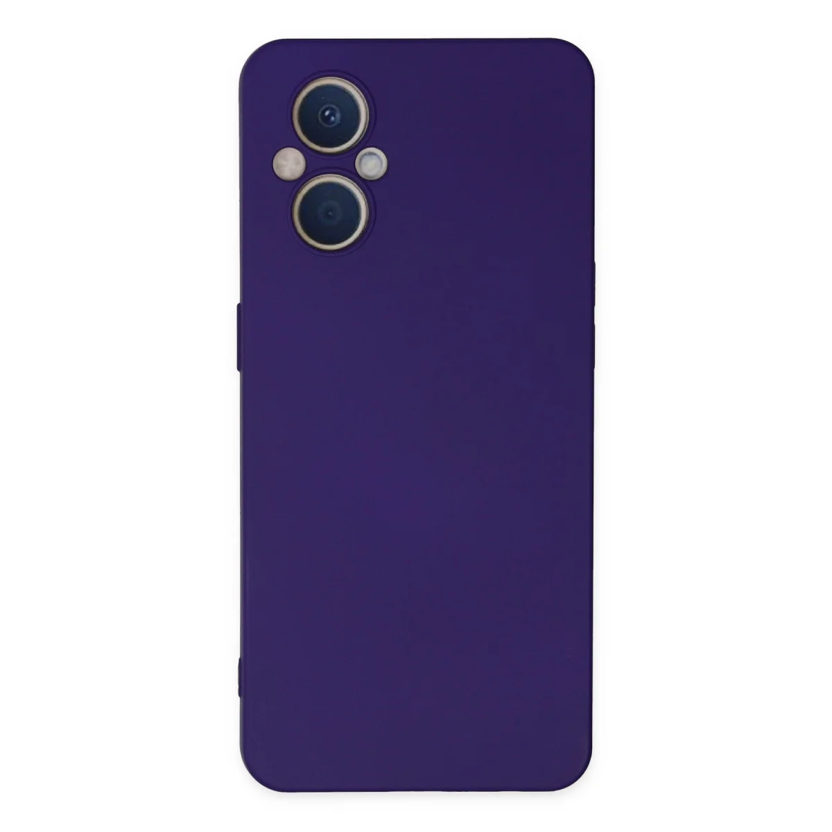 Reno 7 Lite Kılıf Nano içi Kadife Silikon - Mor