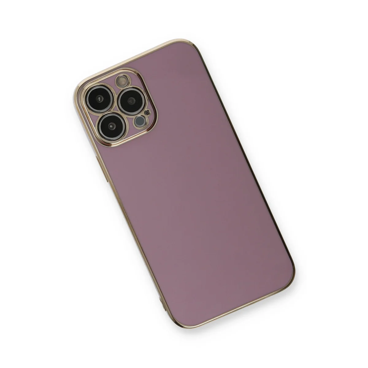 iPhone 13 Pro Kılıf Volet Silikon - Mor